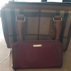 Burberry purse and wallet